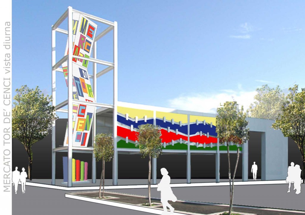 Largo Bertani - render di studio, lato sinistro