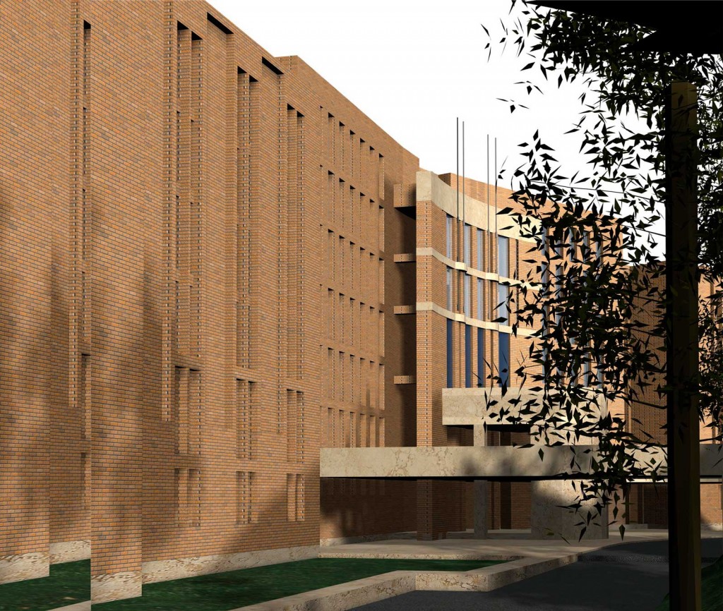 Cecchignola - Render dell'ingresso