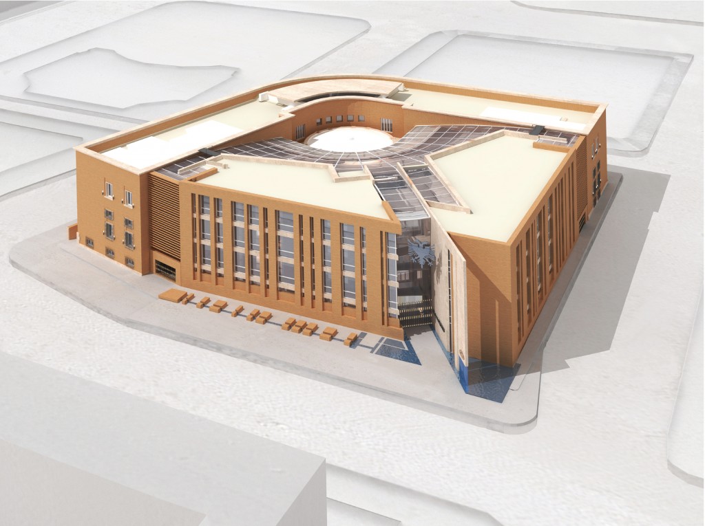 Banca d'Albania - Veduta assonometrica