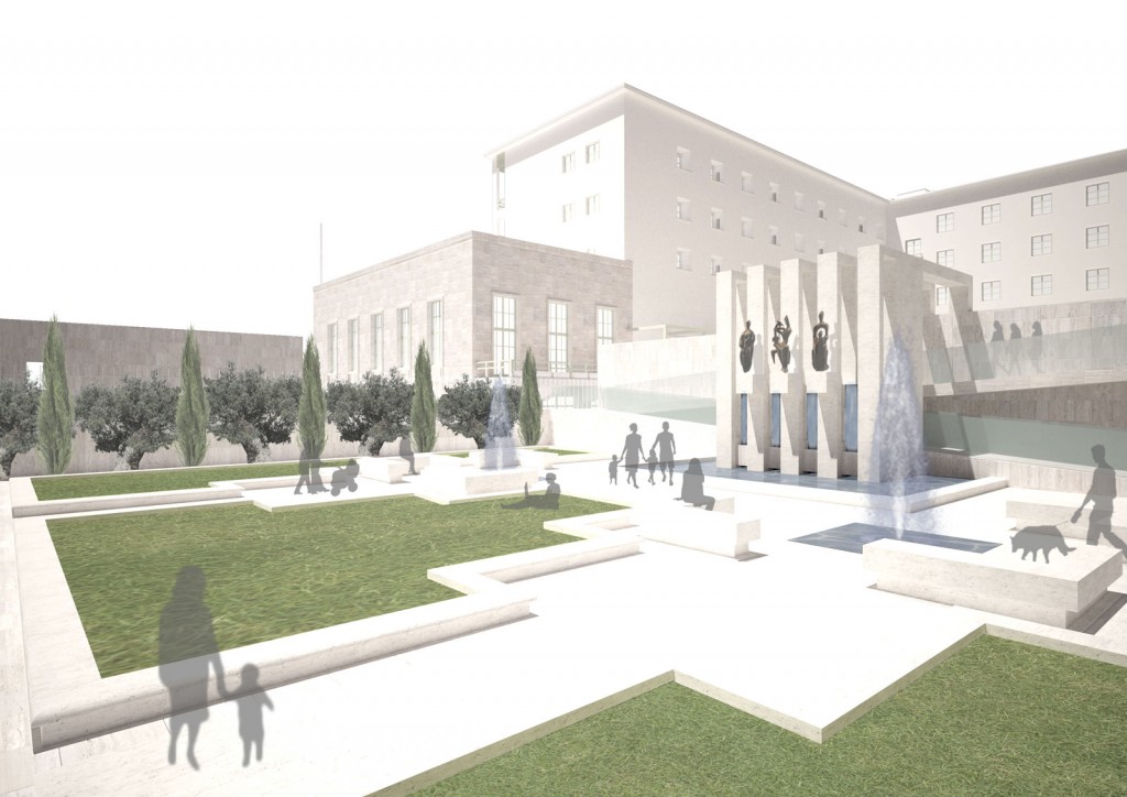 Hotel Dajti - Studio per la piazza