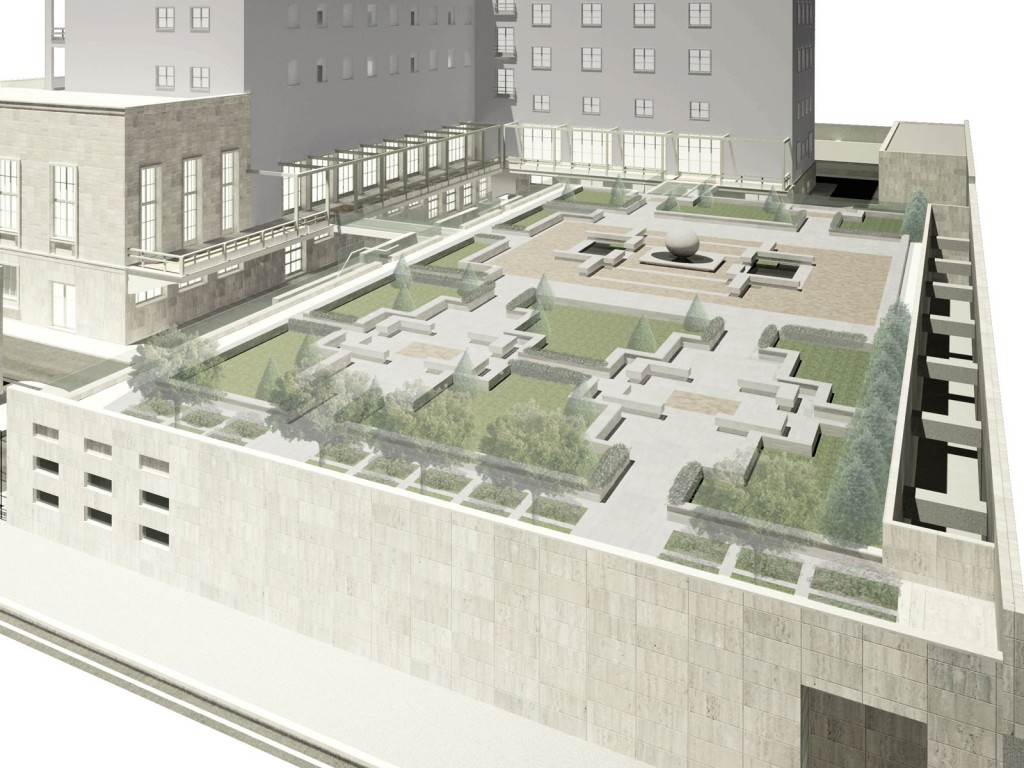 Hotel Dajti - Studio per il giardino pensile
