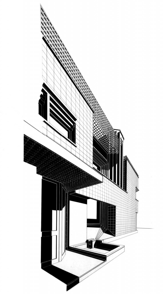 Cassa Rurale ed Artigiana - Studio assonometrico