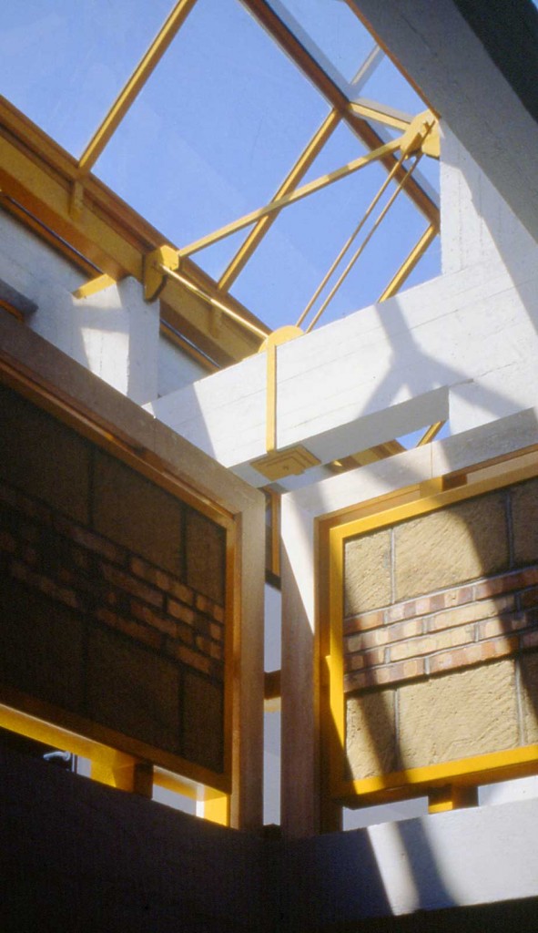 Scuola Media Pietro Metastasio - Dettaglio del lucernaio