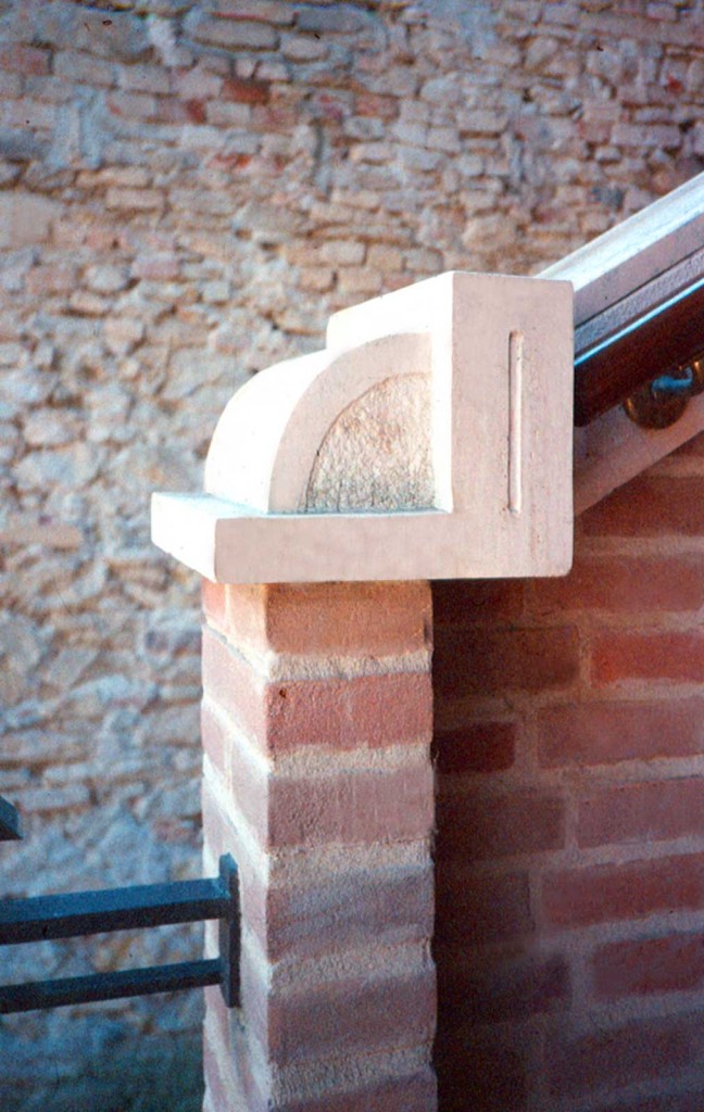 Torre dell'orologio - Particolare della balaustra