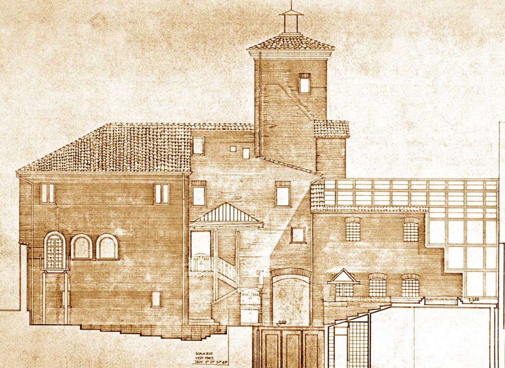 Torre dell'orologio - Studio del prospetto