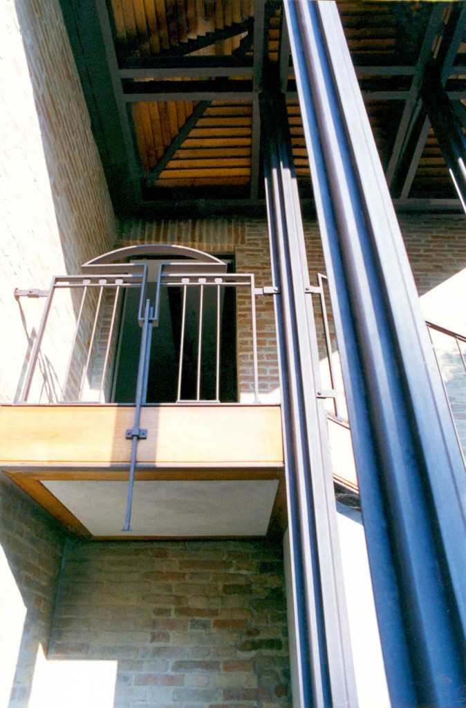 Torre dell'orologio - Veduta di dettaglio della nuova scala