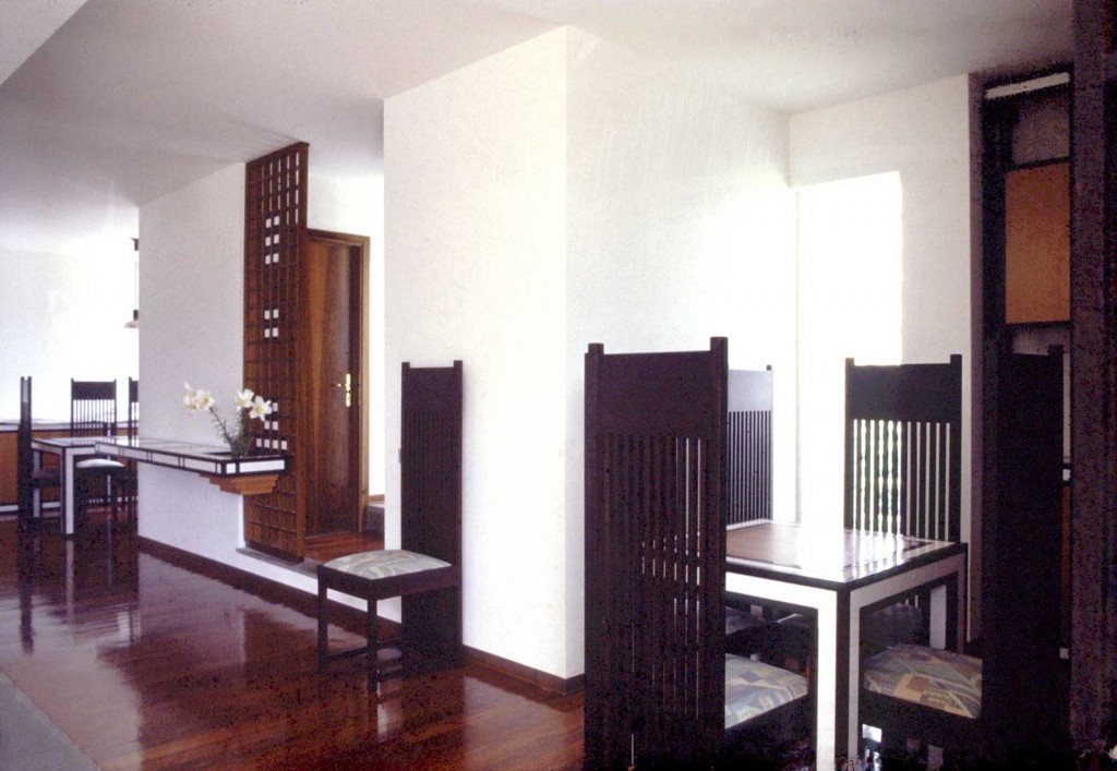 Casa dell'Ottico - particolare degli arredi