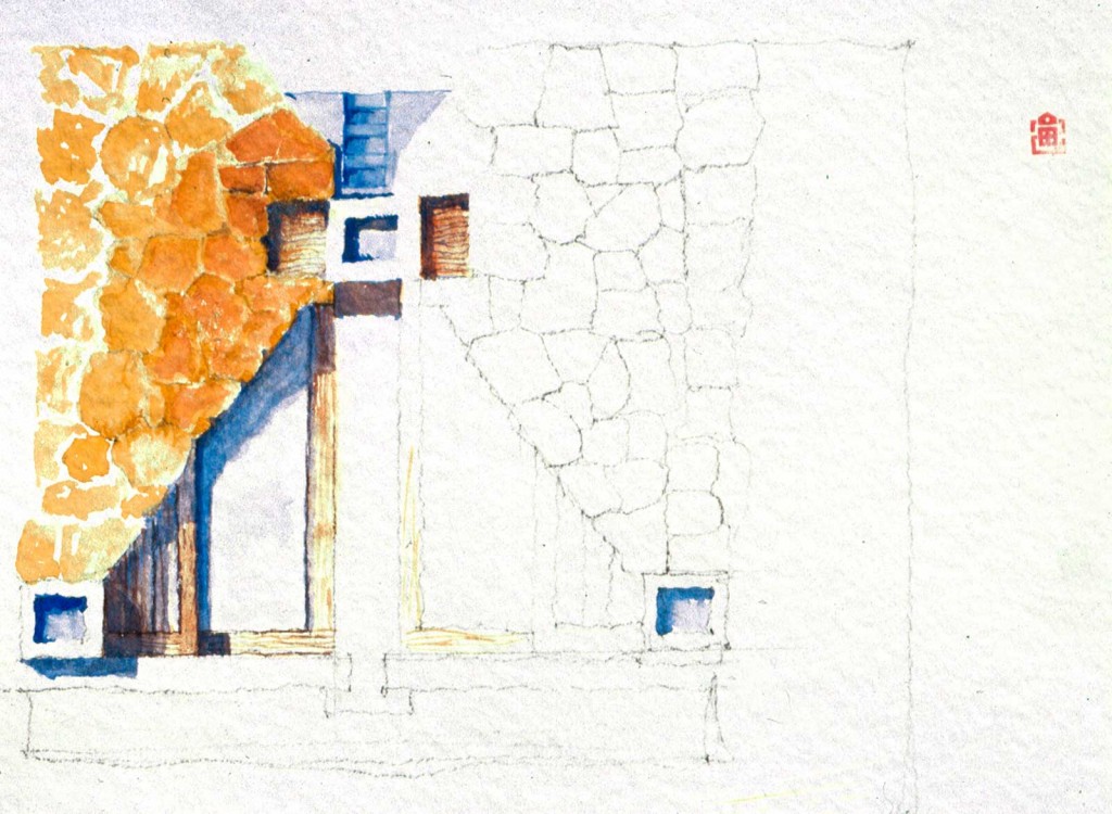 Porto San Paolo - Studio per una finestra