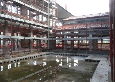 Teatro di Pomezia - Realizzazione della corte