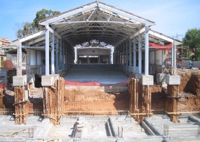 Teatro di Pomezia - Sottofondazione del capannone
