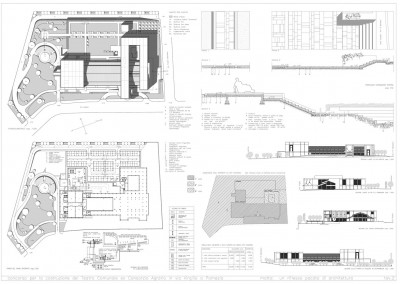 Teatro di Pomezia - Planivolumetria