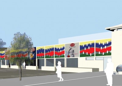 Largo Bertani - Render di studio, lato destro