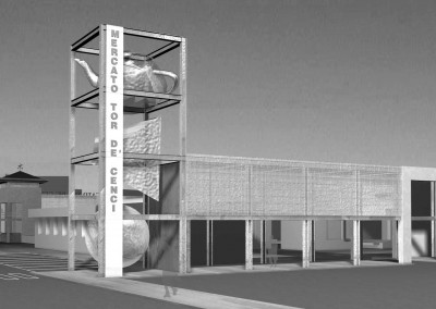 Largo Bertani - Render di studio, lato sinistro