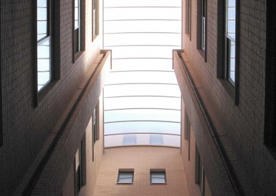 Cecchignola - Dettaglio del cortile interno
