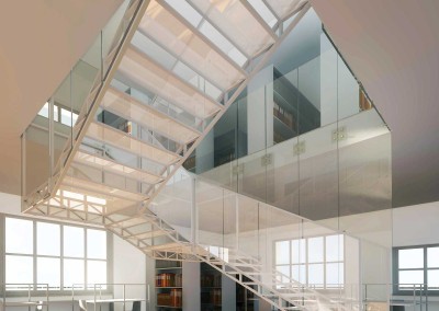 Hotel Dajti - Studio per l'interno della biblioteca