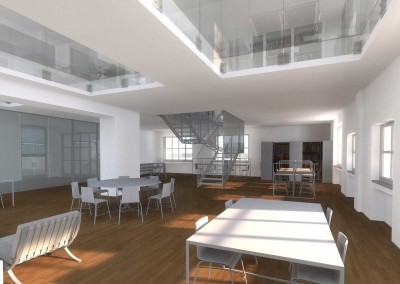 Hotel Dajti - Studio per l'interno della biblioteca
