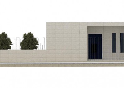 Hotel Dajti - Studio per il prospetto dell'edificio annesso
