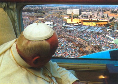 Il papa in volo