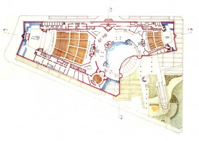 Nara New Convention Hall - Planimetria