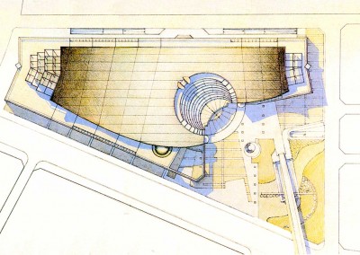 Nara New Convention Hall - Planivolimetria