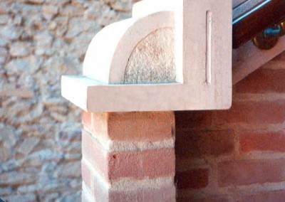Torre dell'orologio - Particolare della balaustra