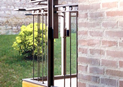 Torre dell'orologio - Particolare della balaustra