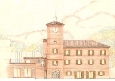 Torre dell'orologio - Prospetto