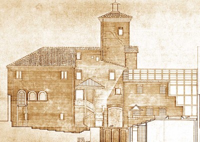 Torre dell'orologio - Studio del prospetto